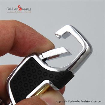 جاکلیدی کمری با دو حلقه چرخشی مشکی