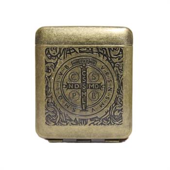 جعبه سیگار طرح صلیب طلایی
