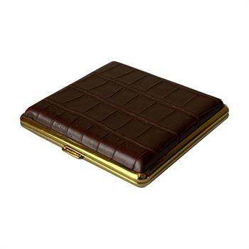 جعبه سیگار گوپای قهوه ای تیره طرح 1