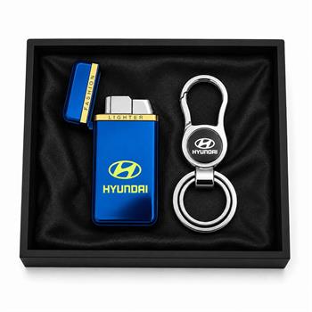 ست فندک و جاسوئیچی طرح HYUNDAI
