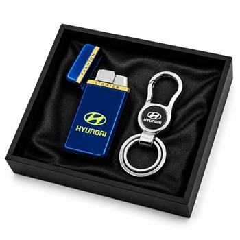 ست فندک و جاسوئیچی طرح HYUNDAI