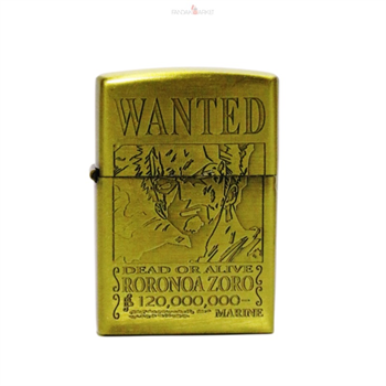 فندک BOHAI طلایی طرح wanted
