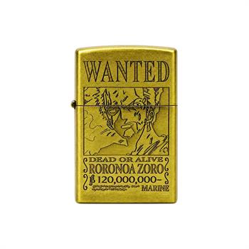 فندک BOHAI طلایی طرح wanted
