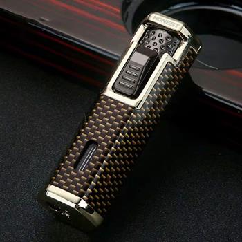 فندک اتمی هانست مدل ریلی طوسی برنجی