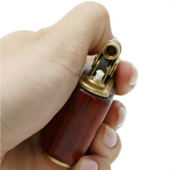 فندک بنزینی پرومیس طرح چوب زرشکی