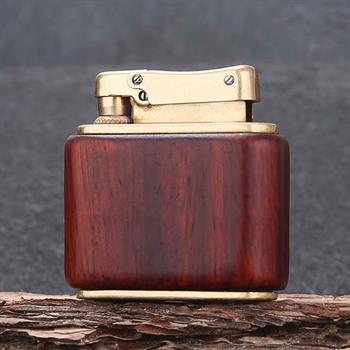 فندک بنزینی پرومیس طرح چوب زرشکی