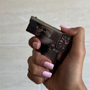فندک تفنگی ساعت دار طرح 2 کپکس نوک مدادی