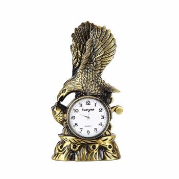 فندک دکوری مدل عقاب ساعتدار برنز