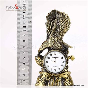 فندک دکوری مدل عقاب ساعتدار برنز