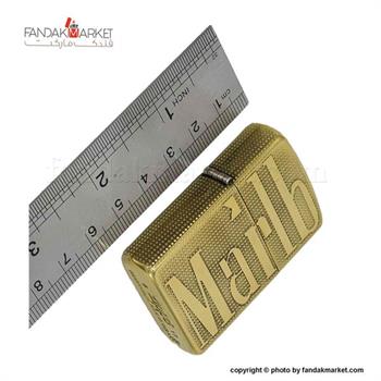 فندک زیپو طلایی طرح زیپو 2