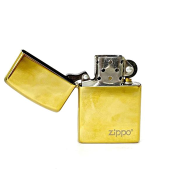 فندک زیپو مدل طلایی براق