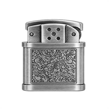 فندک سنگی طرح گل نقره ای