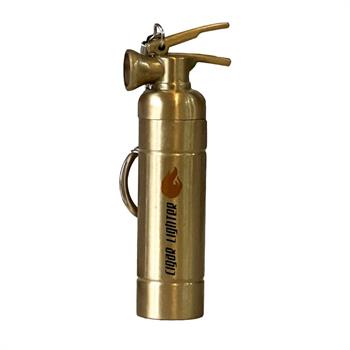 فندک مدل کپسول آتش نشانی جا کلیدی دار طلایی