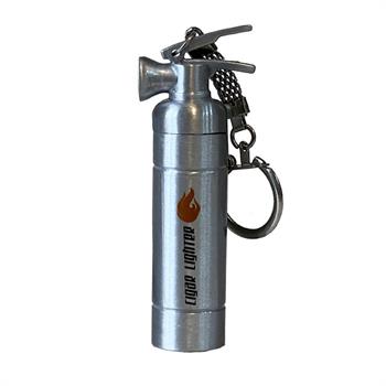 فندک مدل کپسول آتش نشانی جا کلیدی دار طوسی