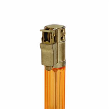 فندک مدل مخزن شیشه ای نارنجی