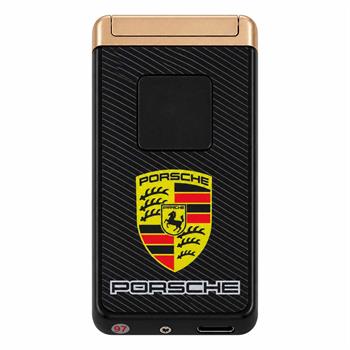 فندک لمسی طرح لوگو پورشه مشکی