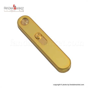 فندک هانست مدل دکمه ای طلایی