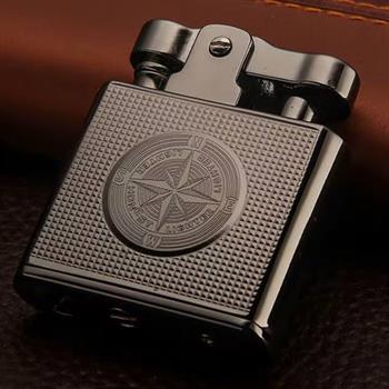 فندک هانست کلاسیک طرح خاکستری