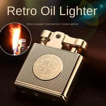 فندک هانست کلاسیک طرح خاکستری