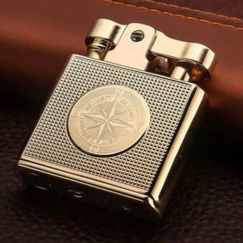 فندک هانست کلاسیک طرح طلایی