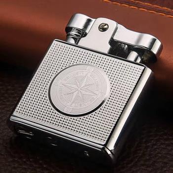 فندک هانست کلاسیک طرح نقره ای