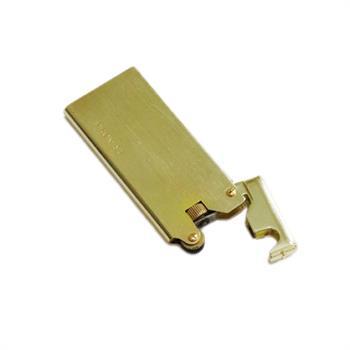 فندک پرومیس لوکس طرح نقره ای راه راه