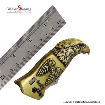فندک چاقودار طرح عقاب کپکس طلایی
