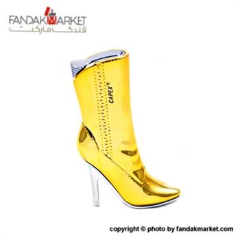 فندک کفش مدل بوت زنانه طلایی