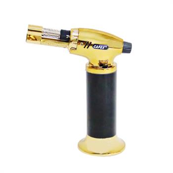فندک اتمی محافظ دار مدل مشکی طلایی 