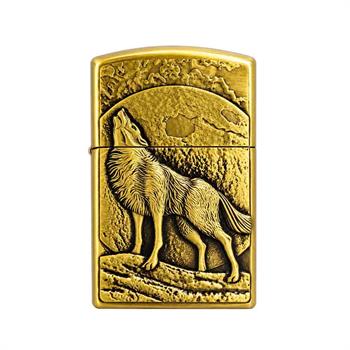 فندک کپکس طرح زوزه گرگ طلایی
