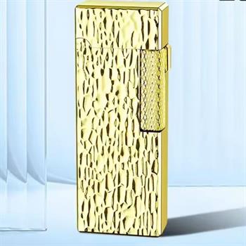 فندک گازی سنگی طرح دار طلایی