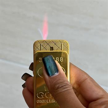 فندک گازی طرح شمش طلا