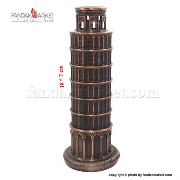 مجسمه دکوری برج پیزا برنجی
