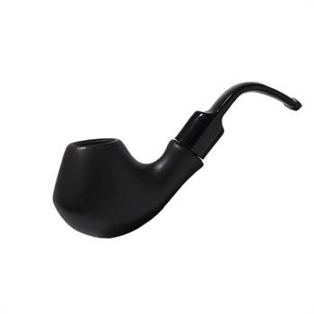 پیپ چوبی کاپتان بلک ساده مشکی8