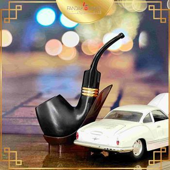 پیپ چوبی کاپتان بلک سه حلقه مشکی2