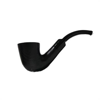 پیپ چوبی کاپتان بلک طرح ساده مشکی4
