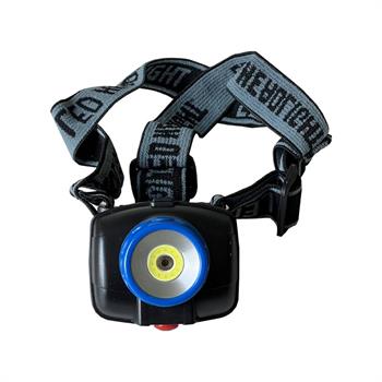 چراغ قوه سربند با نور دو حالته آبی