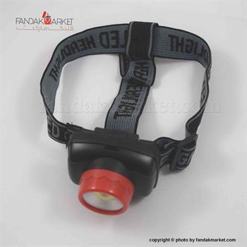 چراغ قوه سربند با نور دو حالته آبی