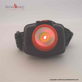 چراغ قوه سربند با نور دو حالته مشکی