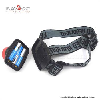 چراغ قوه سربند با نور دو حالته مشکی