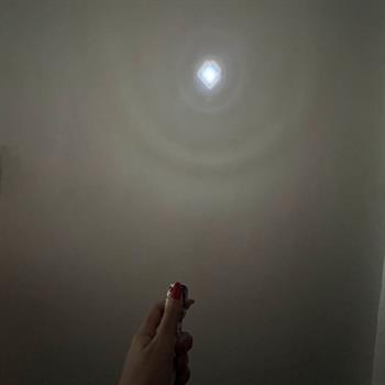 چراغ قوه شارژی مشکی سبز چند منظوره COB 
